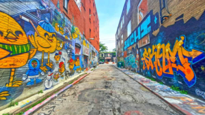 グラフィティアリーというトロントの観光地